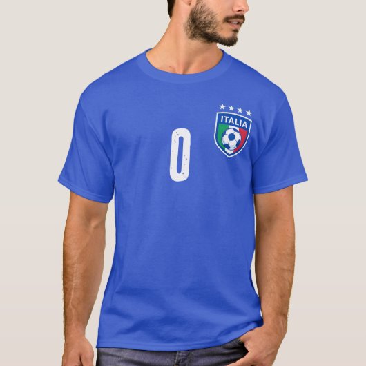 T-shirt Italia Soccer Custom (Devant)