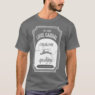 T-shirt Italiaanse ambachtelijke kwaliteit