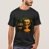 T-shirt Italian Brainrot Ballerina Cappuccina Cappuccino I (Devant)