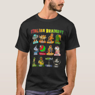 T-shirt Italian BRAINROT Drôle de mème italien Brainrot Ch