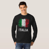 T-shirt Italian Flag Italy Patriotic Italia Flag (Devant entier)