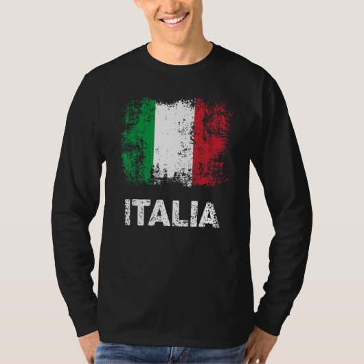 T-shirt Italian Flag Italy Patriotic Italia Flag (Devant)