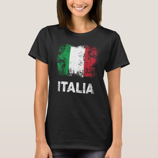 T-shirt Italian Flag Italy Patriotic Italia Flag (Devant)