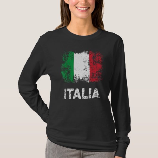 T-shirt Italian Flag Italy Patriotic Italia Flag (Devant)