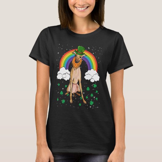 T-shirt Italian Greyhound St Patricks Day Leprechaun (Devant)