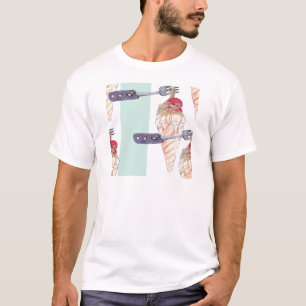 T-shirt italian hisse cream