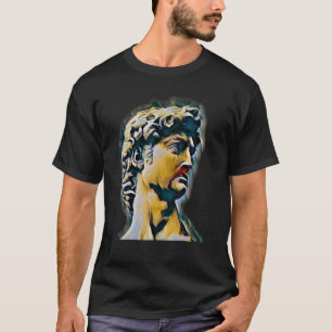 T-shirt Italie antique Statue romaine Enseignant Abstrait