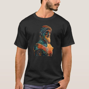 T-shirt Italie antique Statue romaine Enseignant Abstrait 