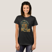 T-shirt Italie antique Statue romaine Enseignant Abstrait  (Devant entier)