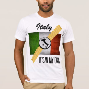 T-shirt Italie C'est dans mon ADN Ancestry drapeau italien