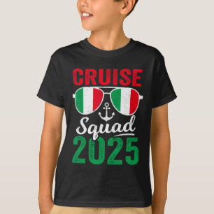 T-shirt Italie Croisière Escadron 2025 Vacances d'été F