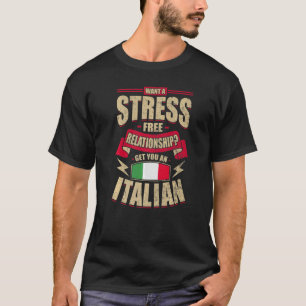 T-shirt Italie Drapeau Fiers Italiens Hommes & Femmes Prem