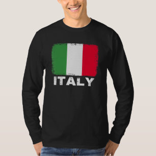 T-shirt Italie Drapeau Soutien Italiens Femmes Hommes