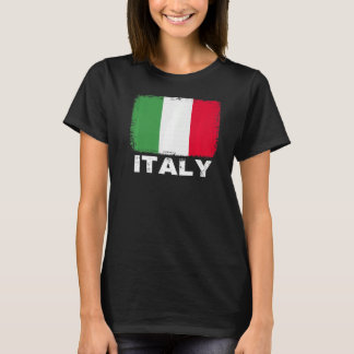 T-shirt Italie Drapeau Soutien Italiens Femmes Hommes