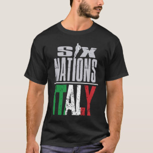 T-shirt Italie Fan Joueur de rugby entraîneur et supporteu