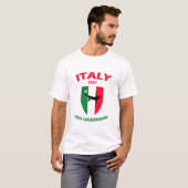 T-shirt Italie football vainqueur 2021 Les héros légendair (Devant entier)