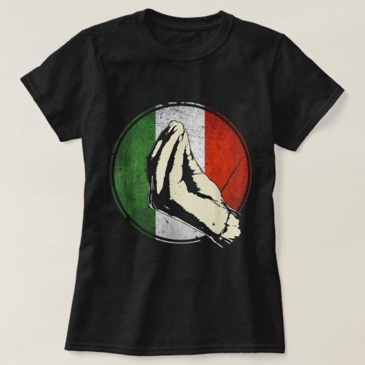 T-shirt Italie Gif Funny Italie (Design devant)