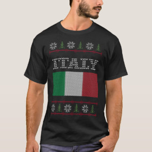 T-shirt Italie Italien laide de Noël