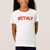 T-Shirt "#ITALIE" Joli Design. Commandez dès maintenant (Devant)