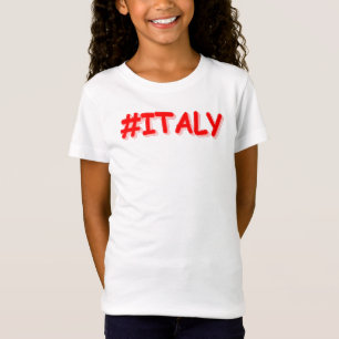 T-Shirt "#ITALIE" Joli Design. Commandez dès maintenant 