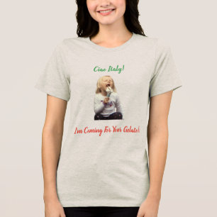 T-shirt Italië Reis Trip Gelato