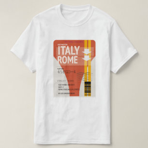 T-shirt Italie Rome billet vacances