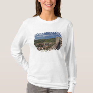 T-shirt Italie, Sardaigne, Bosa. Vue de la ville depuis Ca