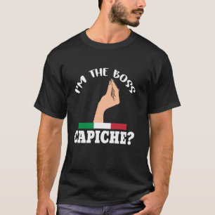 T-shirt Italie Sayings, Italie Humour, Vêtements Capiche,