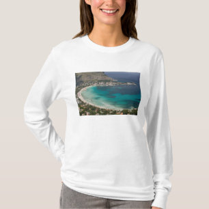T-shirt Italie, Sicile, Mondello, vue sur la plage depuis
