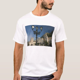 T-shirt ITALIE, Sicile, TAORMINE : Piazza iX Aprile, San