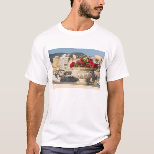 T-shirt Italie, Sicile, Termini Imerese, Vue & Fleurs (Devant)