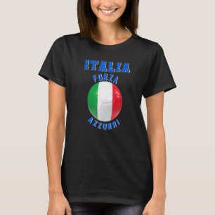 T-shirt Italie Slogan pour les fans de l'équipe italienne 