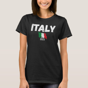 T-shirt Italie Souvenir 2023 Voyage et plan de voyage