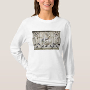 T-shirt Italie, Toscane, Sienne. Statues et oiseaux sur