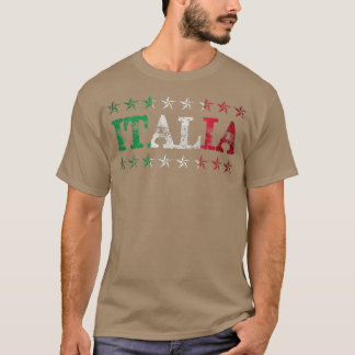 T-shirt Italie Voyage Italie Drapeau Italia Italiano Pride