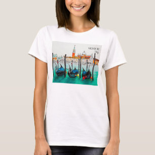 T-shirt Italie Voyage - VENICE aquarelle souvenir