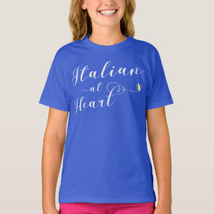 T-shirt Italien Au Coeur, I Love Italie