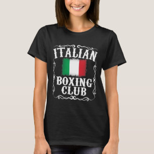 T-shirt Italien Boxer Club T Shirt Vintage Boxer Italie Fl