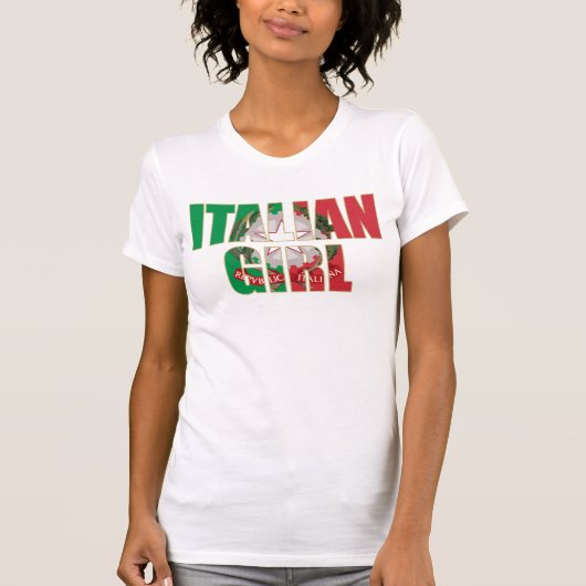 T-shirt italien de fille (Devant)