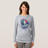 T-Shirt Italien De Football Calcio (Devant entier)