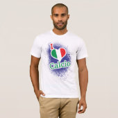 T-Shirt Italien De Football Calcio (Devant entier)