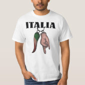 T-SHIRT ITALIEN DE KLAXON ET DE MAIN, OEIL (Devant)
