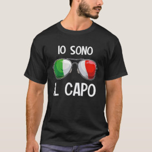 T-shirt Italien Funny Italie Slang Italia Pun Io Sono Il C