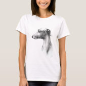 T-shirt Italien Greyhound Iggy Portrait Amoureux de les ch (Devant)