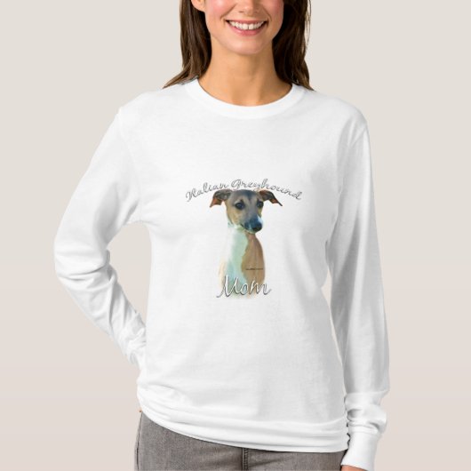 T-shirt Italien Greyhound Maman 2 (Devant)