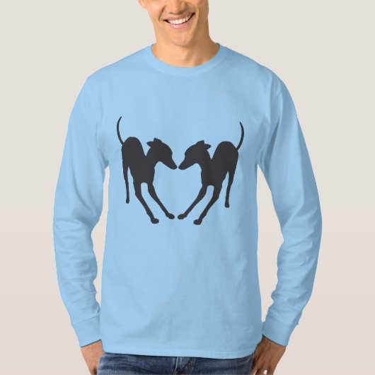 T-shirt Italien Greyhounds Jouer (Devant)