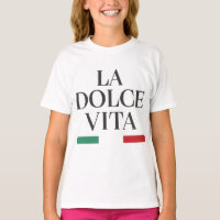 T-shirt italien La Dolce Vita