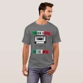 T-shirt Italien Numéros Drapeau Pâtes Cassette 80S, Gi Ita (Devant entier)