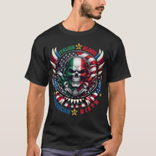 T-shirt Italien par Blood American par Birth ItalianAmeric
