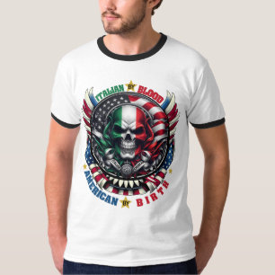 T-shirt Italien par Blood American par Birth ItalianAmeric